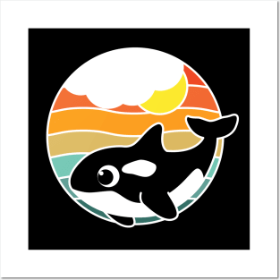 Orca whales lovers design Posters and Art